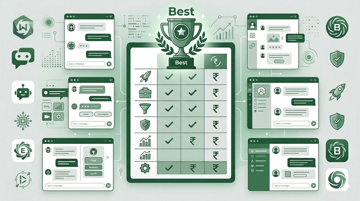 Best Chatbot Platforms in India (2026): Honest Comparison